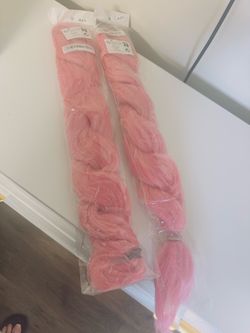 Pink Jumbo Braiding Hair Extensions – 2 Packs
