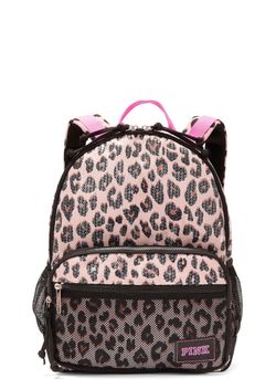 Cheetah pink backpack