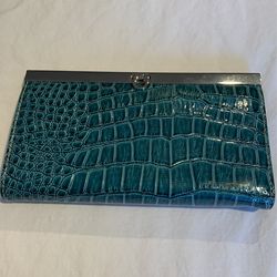Brand New Merona Blue Clutch Wallet