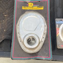 Small Block Chevy V8 Timing Chain Cover Chrome 