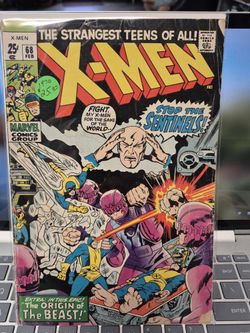 1970 X-MEN ISSUE #68 MARVEL COMICS 