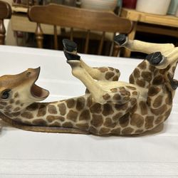 Whimsical Giraffe Wine Bottle Holder
