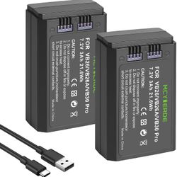 2-Pack VB26B/VB26A/VB26/VB30 Pro Replaceable Li-ion Battery Compatible with Godox V1