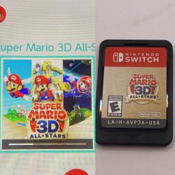 Super Mario 3D All-Stars for Nintendo Switch Game Cartridge Only TESTED Cart