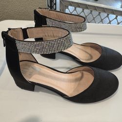 Mix No. 6 Tina Girl’s Black Heels Size 2