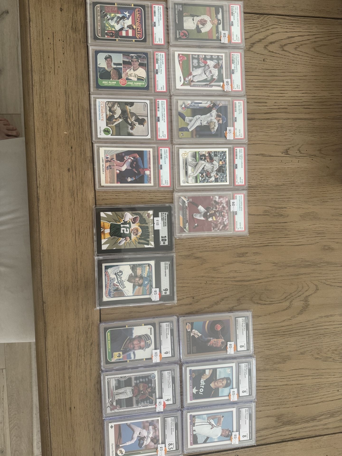 Graded Baseball /Football Stars