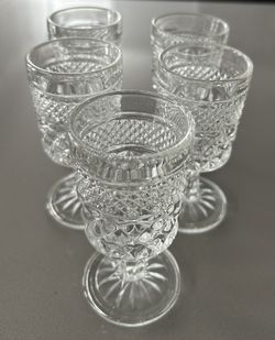 VINTAGE WEXFORD WINE GLASSES - $10.00 /ALL