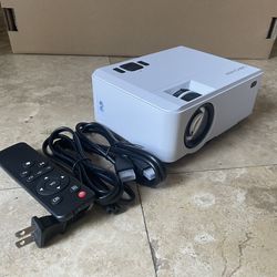 Projector 5500L&3800:1 Contrast Ratio , Up To 200” Display Screen . Support 1920*1080P Compatible With PS4 , Fire TV Stick , DVD , Computer , TV Box 