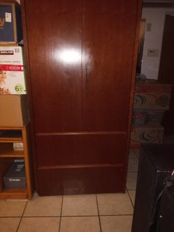 Cherry Wood Armoir  Entertainment Center
