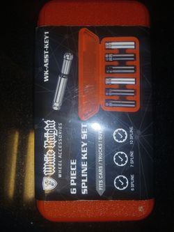 6 piece spline key set