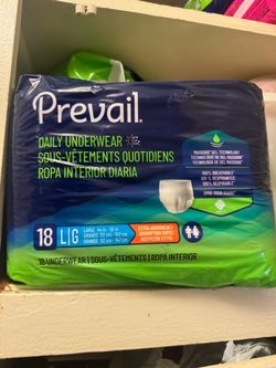 Prevail Large adult diapers (daily underwear)