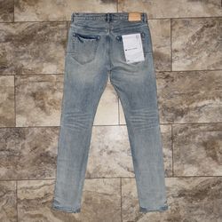 Purple Brand P001 Low Rise Skinny - SIPVL 4222 Light Indigo Wash - Size 34