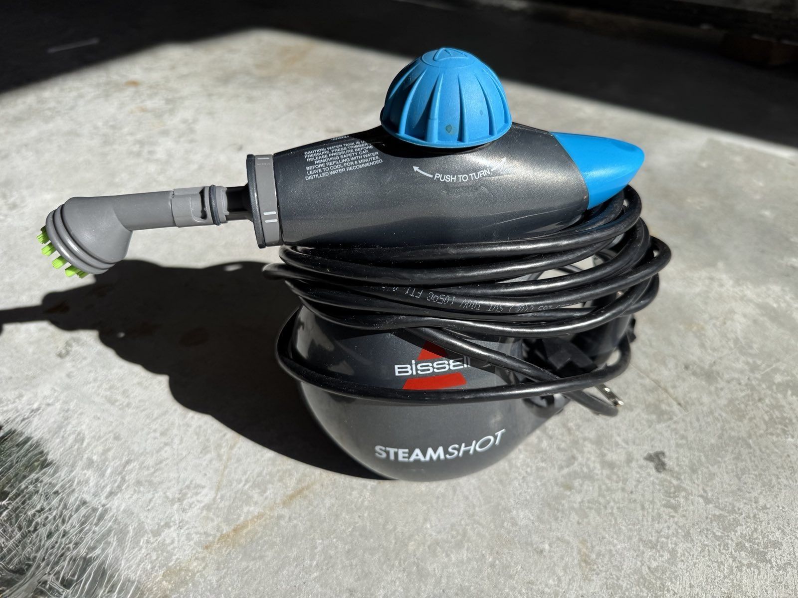Handheld steamshot