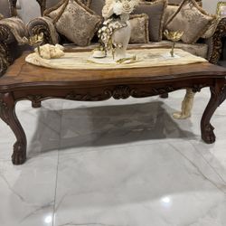 Coffee Table With Side Table 