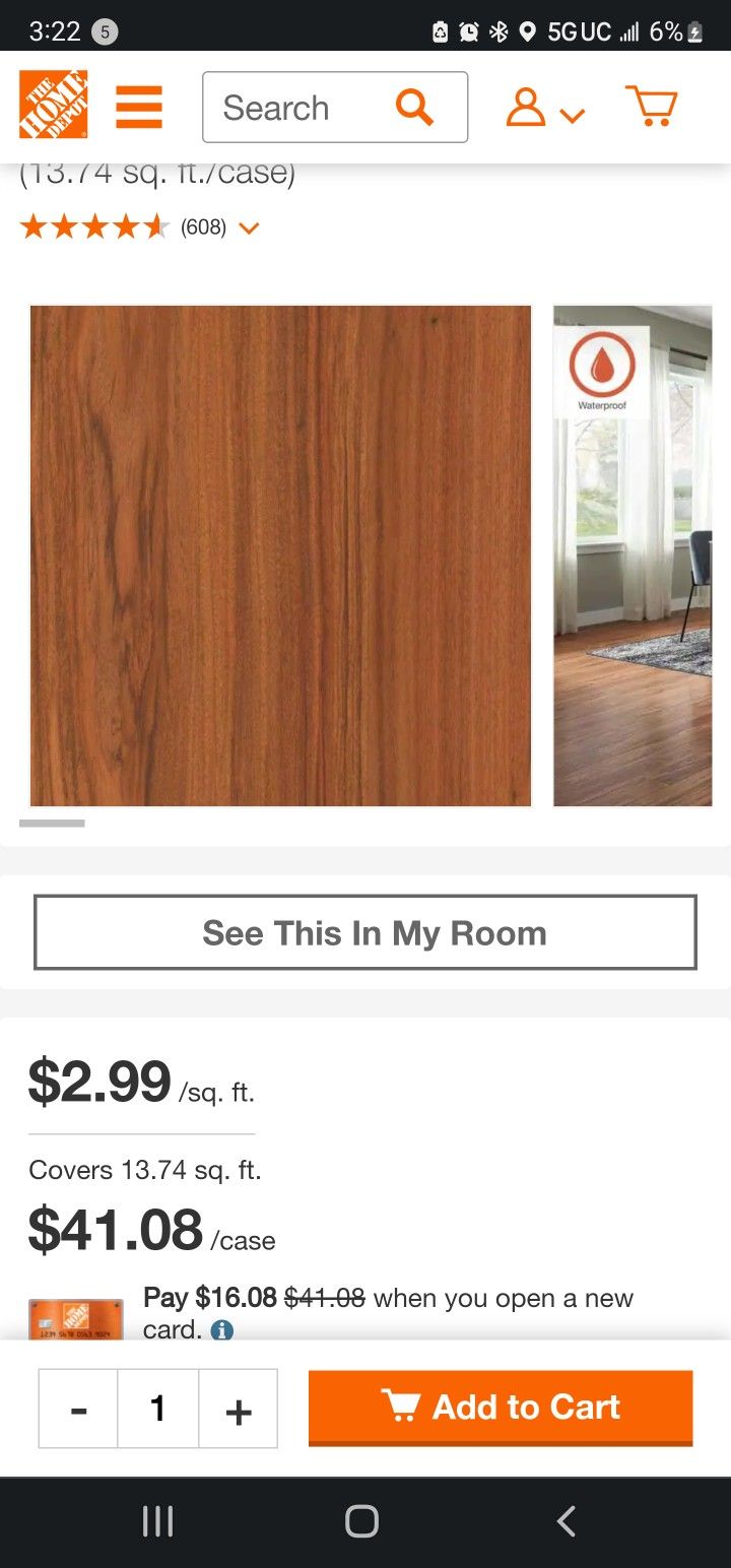 19 Boxes Of Pergo Outlast Paradise Jatoba Waterproof Laminate Floor