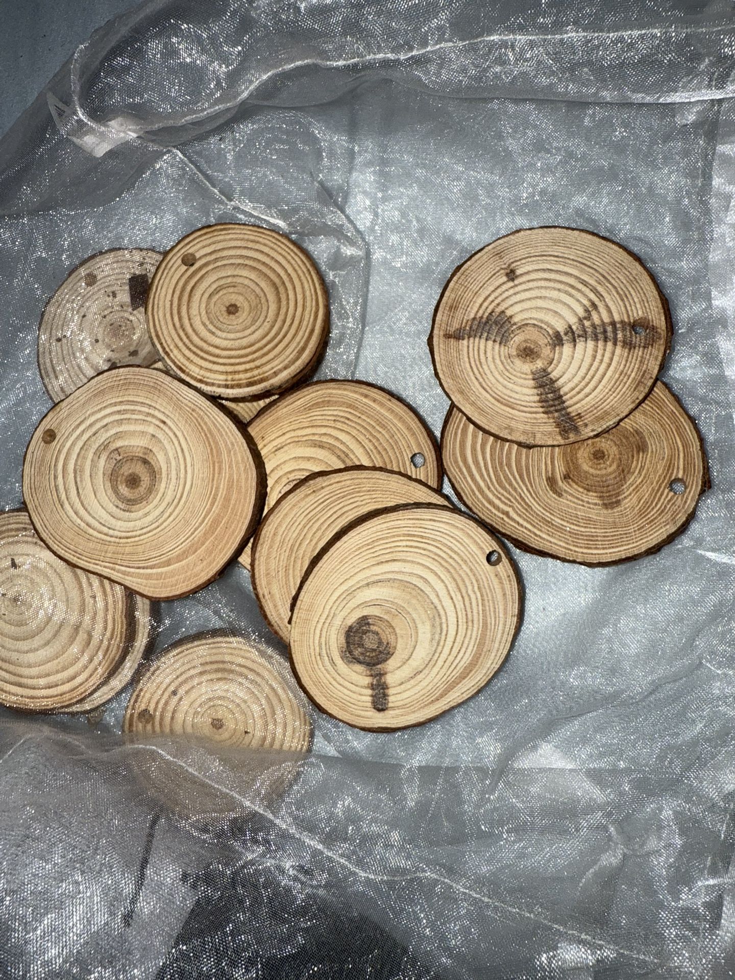 Pink Wood Disc - Mini