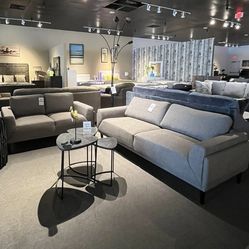 Grey Sofa And Loveseat