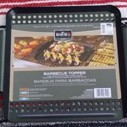 Barbecue Topper Keep Small Items From Falling Through The Great Raised Edge For Convenience Spatula Use Non-stick Surface