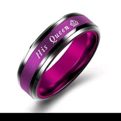 "His Queen" Promise Ring