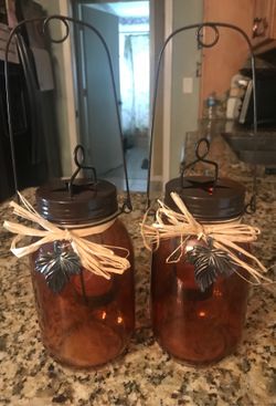 Lantern tea light candle holders