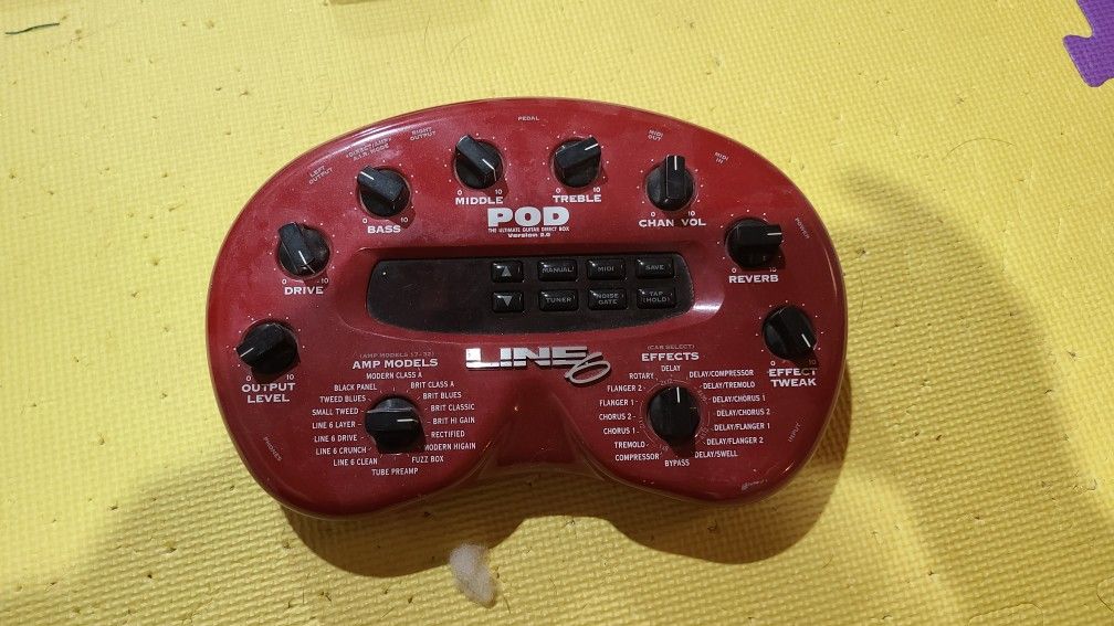 Line 6 POD 2 0 Multi-Effect Amp Modeler