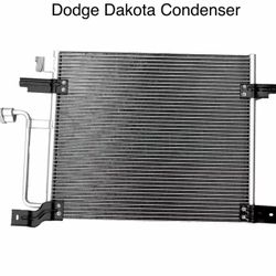 Aluminum AC Condenser For 00-04 Dodge Dakota 2.5L L4 3.7L 3.9L V6 4.7L V8 AC4929