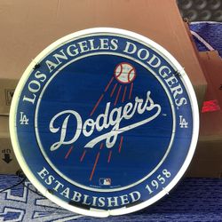 Dodgers Neon Lights