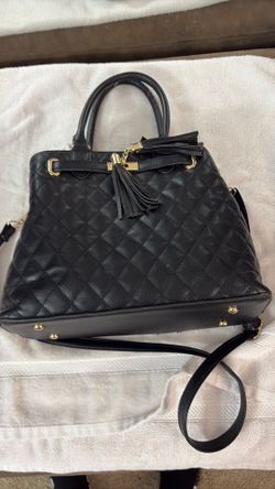 Black handbag