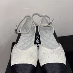 Chanel Ballerinas Heels Cap Sz 8.5