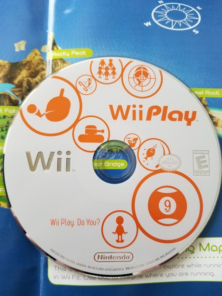 Wii play game disc