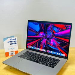 MacBook Pro 15” Laptop Apple Space Grey Intel Core i7/16GB RAM/512GB⚡️Microsoft Office Word Excel,Logic,Final Cut💻 1Yr Wrnty✅ $0Down Finance Availabl