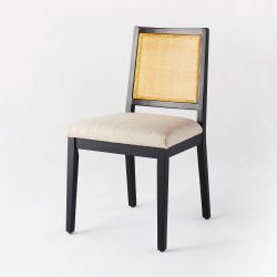 Oak Park Cane Dining Chair Black - Threshold™ Designed with Studio McGee