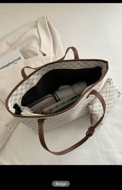 New High-End Retro Style Tote Bag With Shoulder Strap For Women