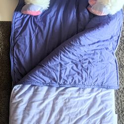 Girls Unicorn Sleeping Bag 27" X 60"