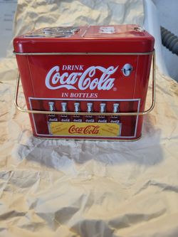 Vintage Coca Cola Tin Box