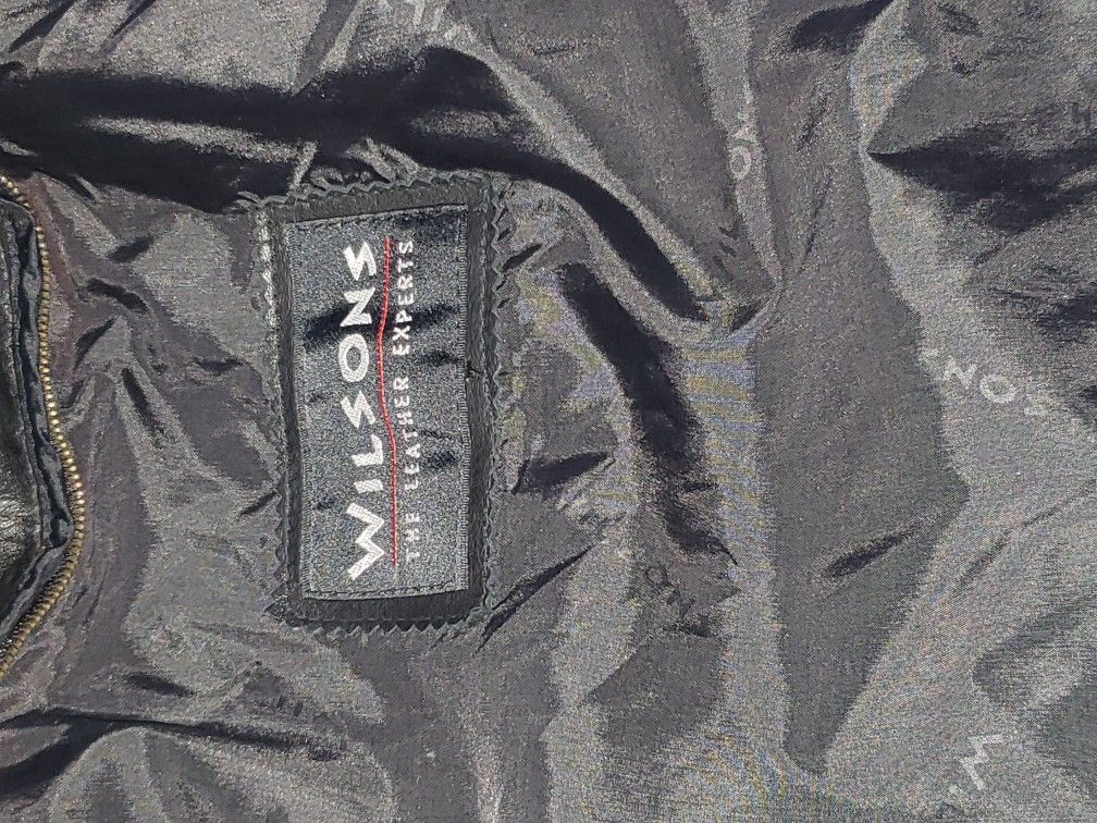 Wilson´s real leather Shell jacket And interior vinyl
