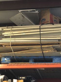 4 foot back to back gondola shelving