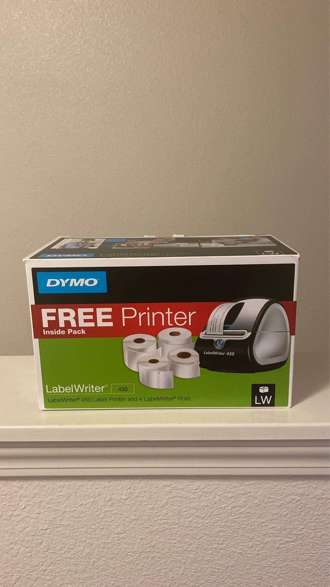 Brand NEW Dymo LabelWriter 450 Printer for PC and Mac