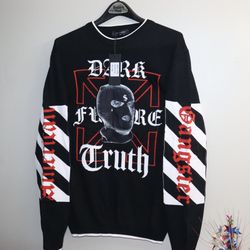 LEFT POINT Brand Graphic Crewneck Sweater. ( 3XL FITS LIKE XL )