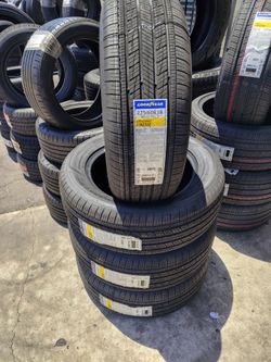 235/60/18 set of 4 tire Goodyear installed and balanced 🚦📱