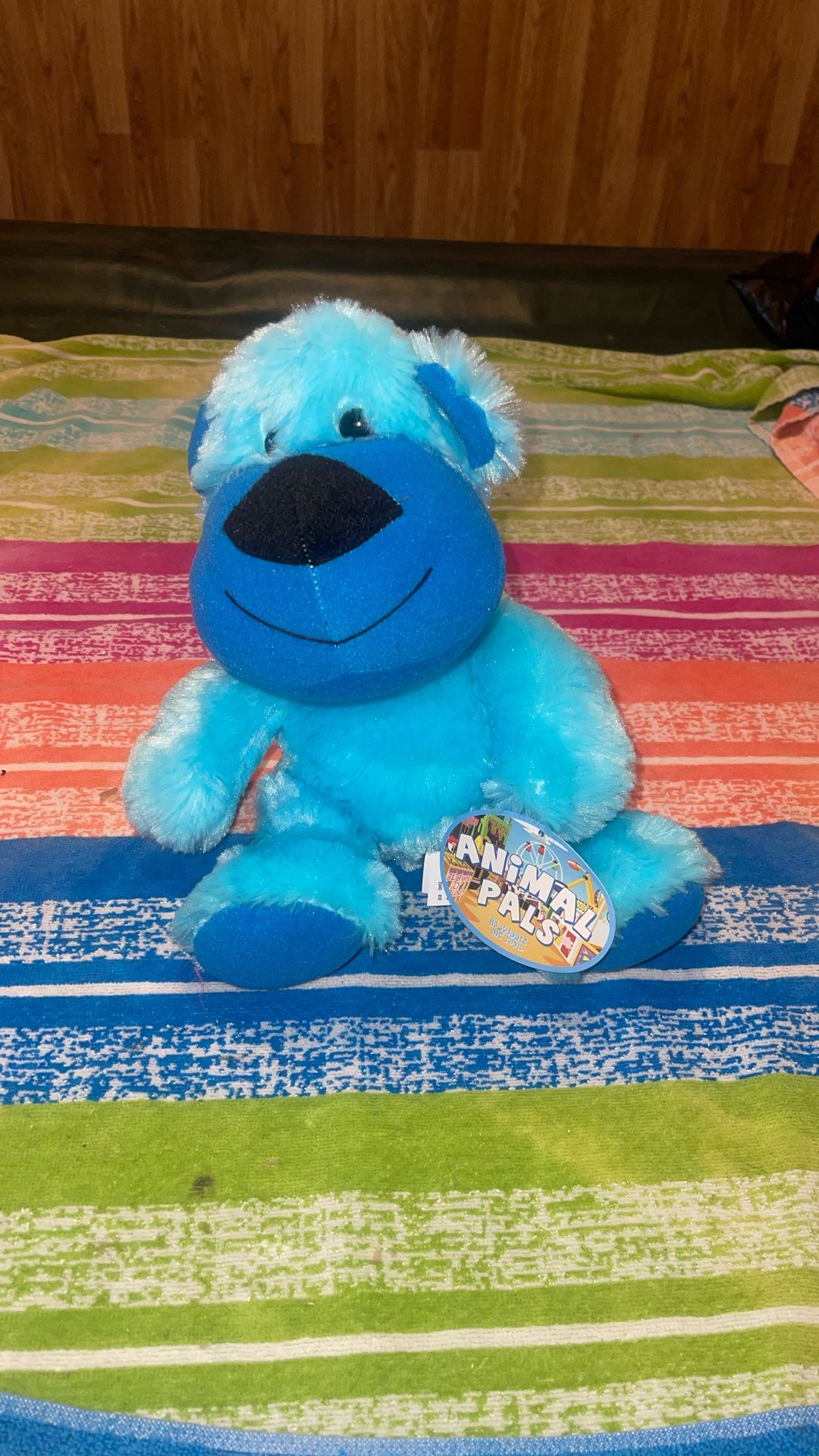 Blue Plushie Animal Pals Dawg New With Tags 13”