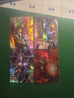 1996 Star Wars Finest 4 Card Matrix Set