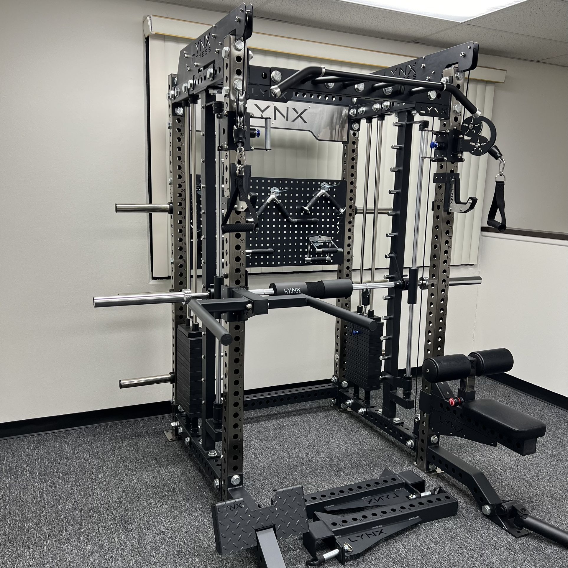 FREE DELIVERY🟢All In One Home Gym🟢 Functional Trainer🟢Smith Machine🟢Squat Rack🟢Cable Machine