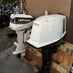 2 Small Boat Motors 