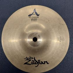Zildjian 8" A Custom Splash Cymbal **Located In Upland**