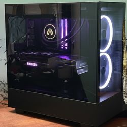 Custom RGB Gaming Pc — Ryzen 7 5700x + RX 6750 XT- Fast And Clean Build
