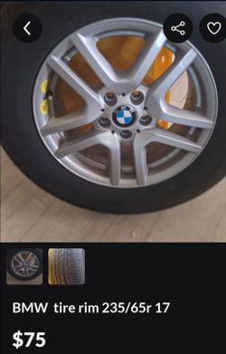 BMW tire & rim
