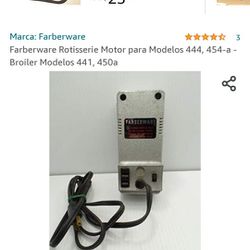Farberware Ristisserie Motor