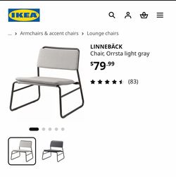 LINNEBÄCK Chair, Orrsta light gray