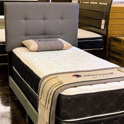Twin Bed And Mattress//Bed And Mattress//Free Delivery 